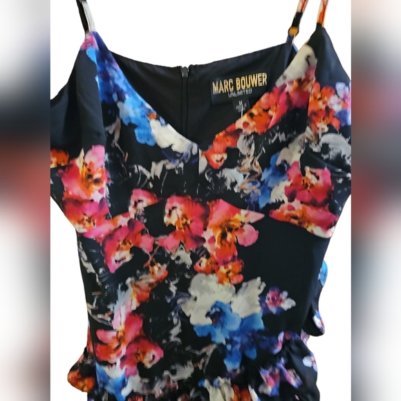 NWOT MARC BOUWER unlimited floral maxi dress - Picture 3 of 4